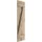Ekena Millwork Rustic Two Board Joined Board-n-Batten Pecky Cypress Faux Wood Shutters w/Z-Board, 11"W x 76"H SHUBJZ11X76PCPR - alternate 10